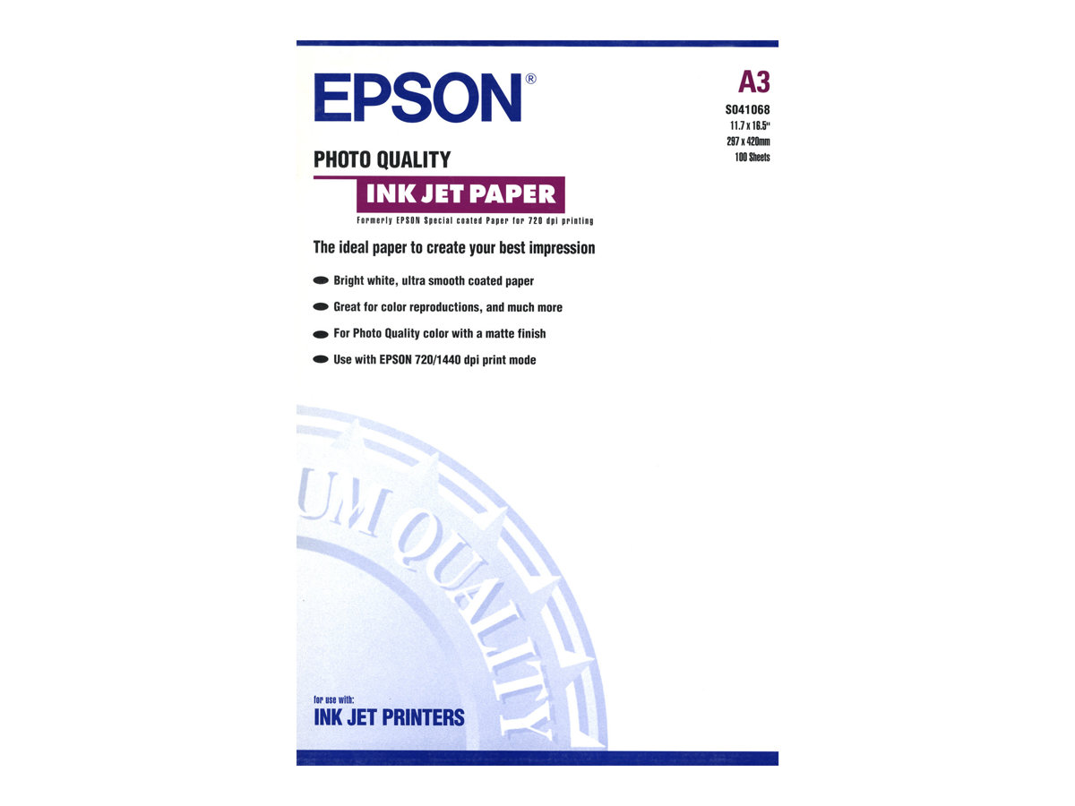 EPSON S041068 Photo papier inktjet 104g/m2 A3 100 sheets 1-p