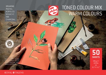 TALENS GEKLEURD PAPIER WARM A4