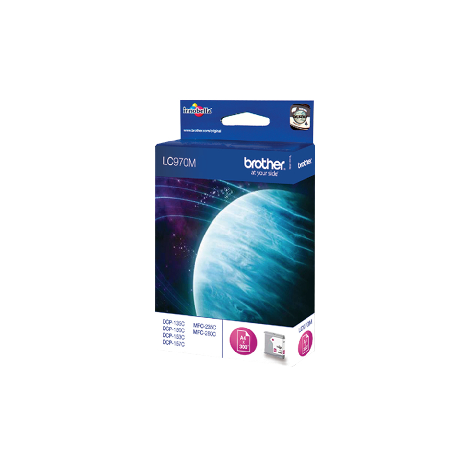 BROTHER LC-970 inktcartridge magenta standard capacity 300 p