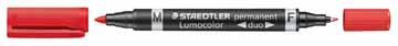 STAEDTLER LUMOCOLOR 356 2MM BLAUW