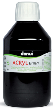 ACRYL GLANZ 250ML ZWART
