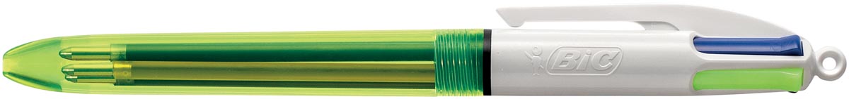 BIC 4KLEUREN FLUO BALPEN (stand)