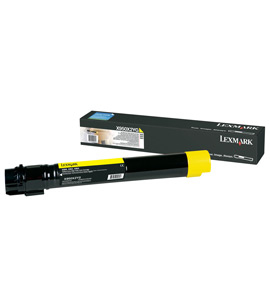 LEXMARK X950, X952, X954 tonercartridge geel extra high capa
