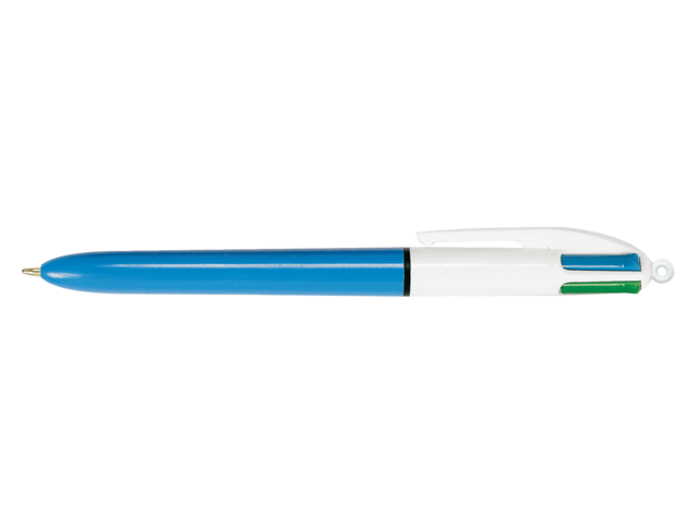 Balpen 4 kleuren, intrekbaar Bic Original