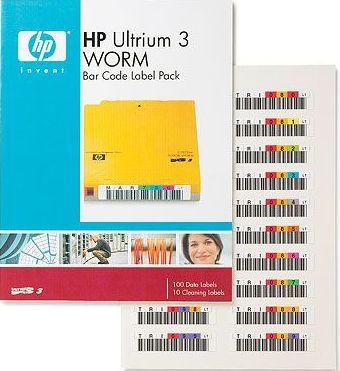 HPE LTO Ultrium 3 WORM bar code labels 100-pack automation