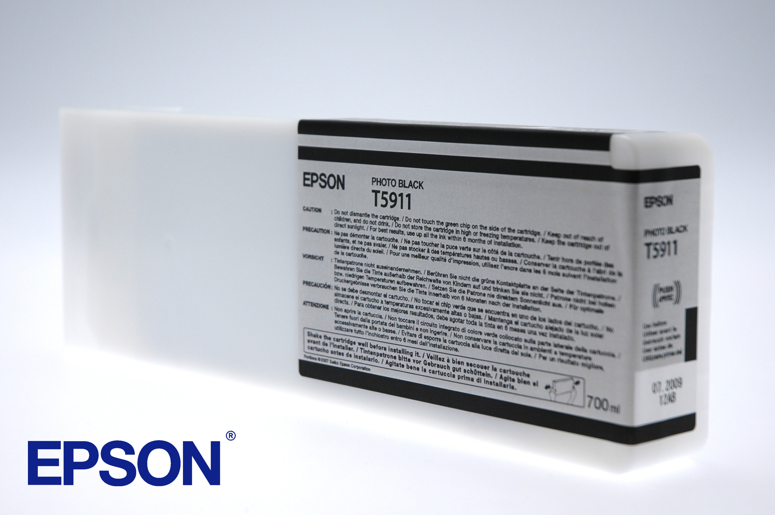 EPSON T5911 inktcartridge foto zwart standard capacity 700ml