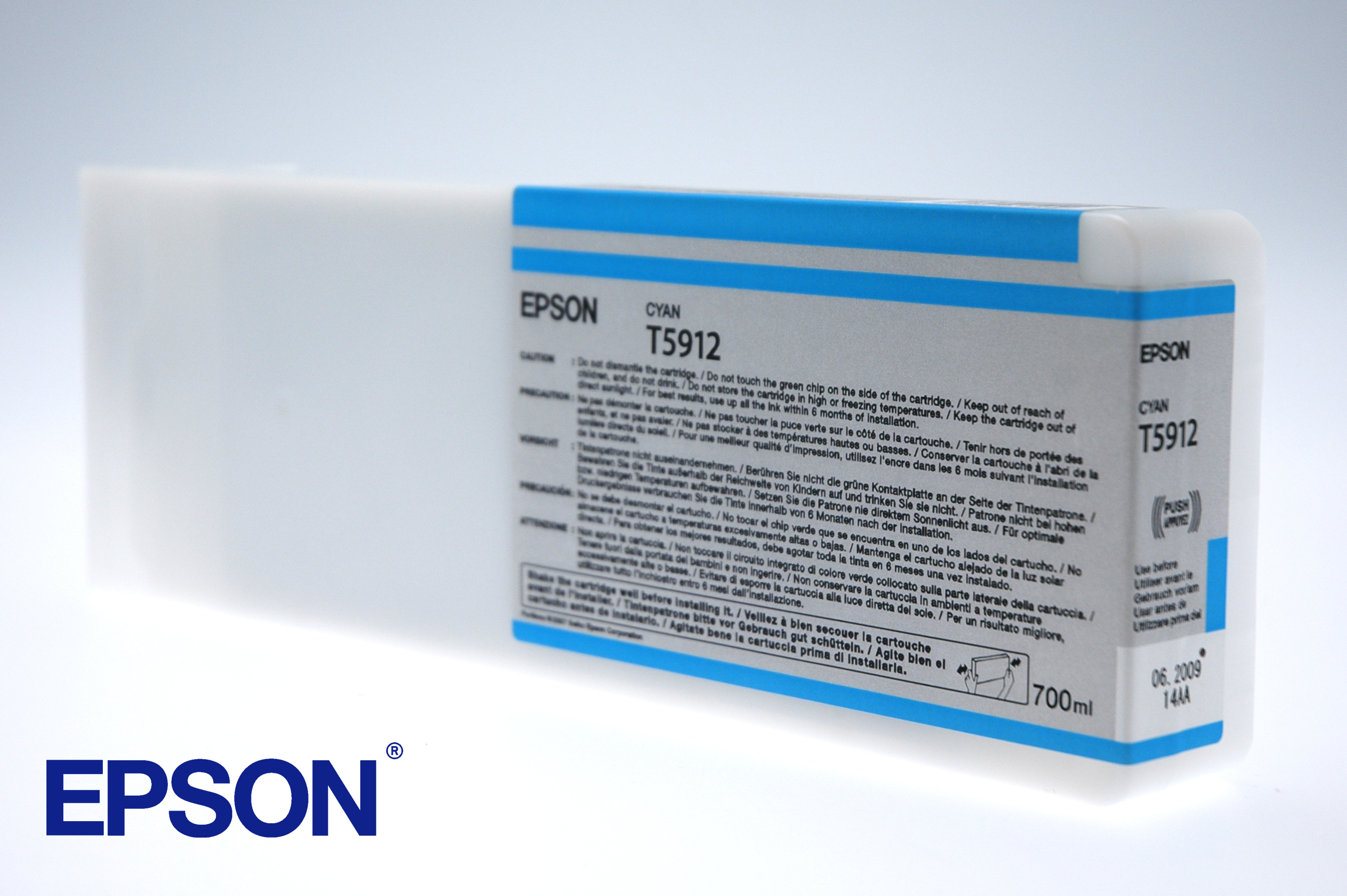 EPSON T5912 inktcartridge cyaan standard capacity 700ml 1-pa