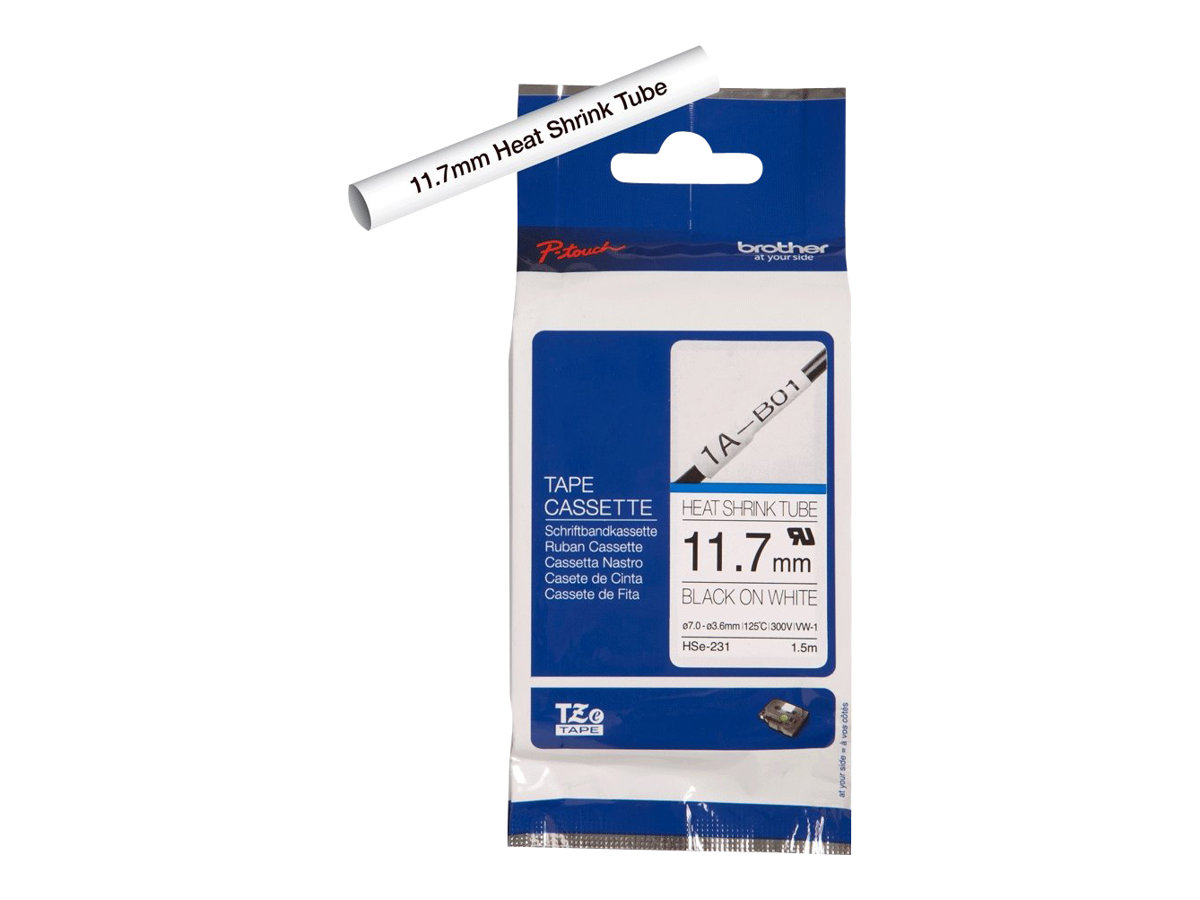 BROTHER Rubans thermo retractable,11.7mm de large, 1.5m de l