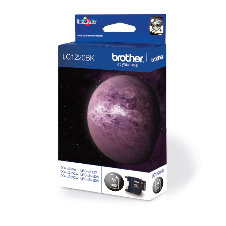 BROTHER LC-1220 inktcartridge zwart standard capacity 300 pa
