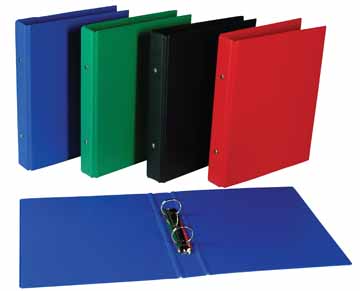 RINGMAP A5 PVC 2RINGEN 19X23CM ASSORTIMENT