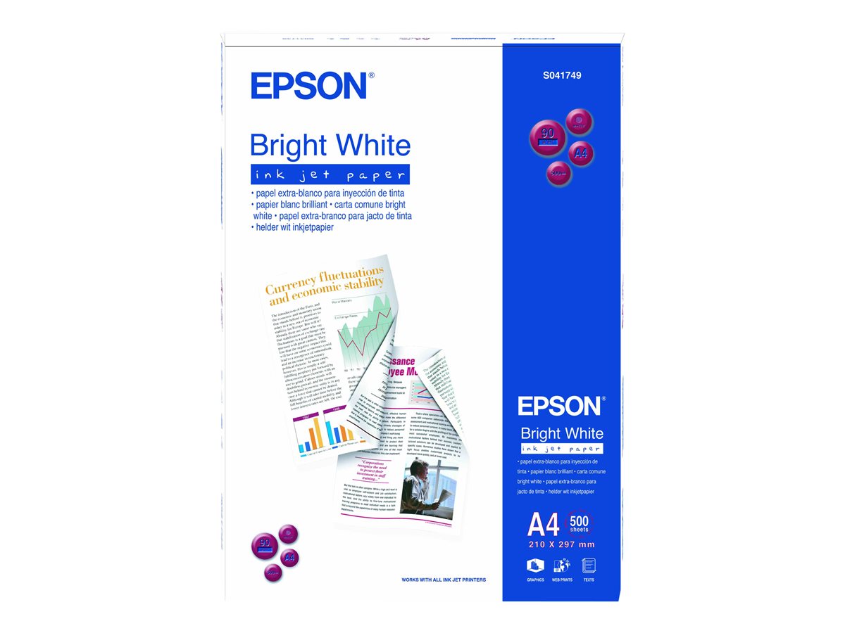EPSON Paper helder wit inktjet 90g/m2 A4 500 sheets 1-pack