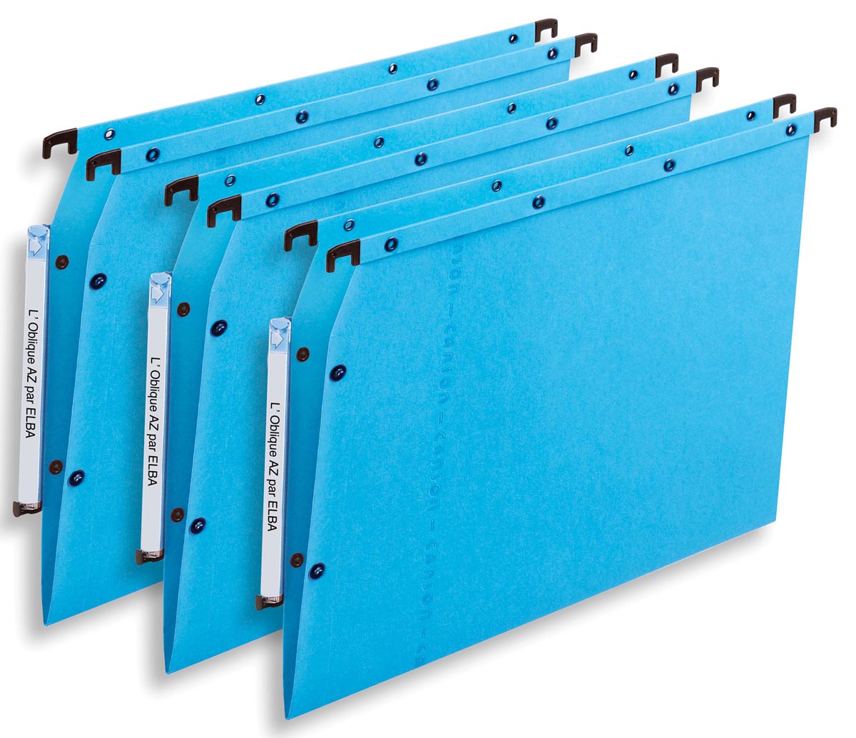 HANGMAP OBL.KAST BLAUW E=330 V