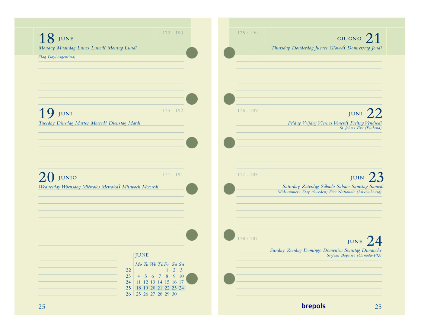 BREPOLS VULLING BREFAX27 WEEK/2P 470