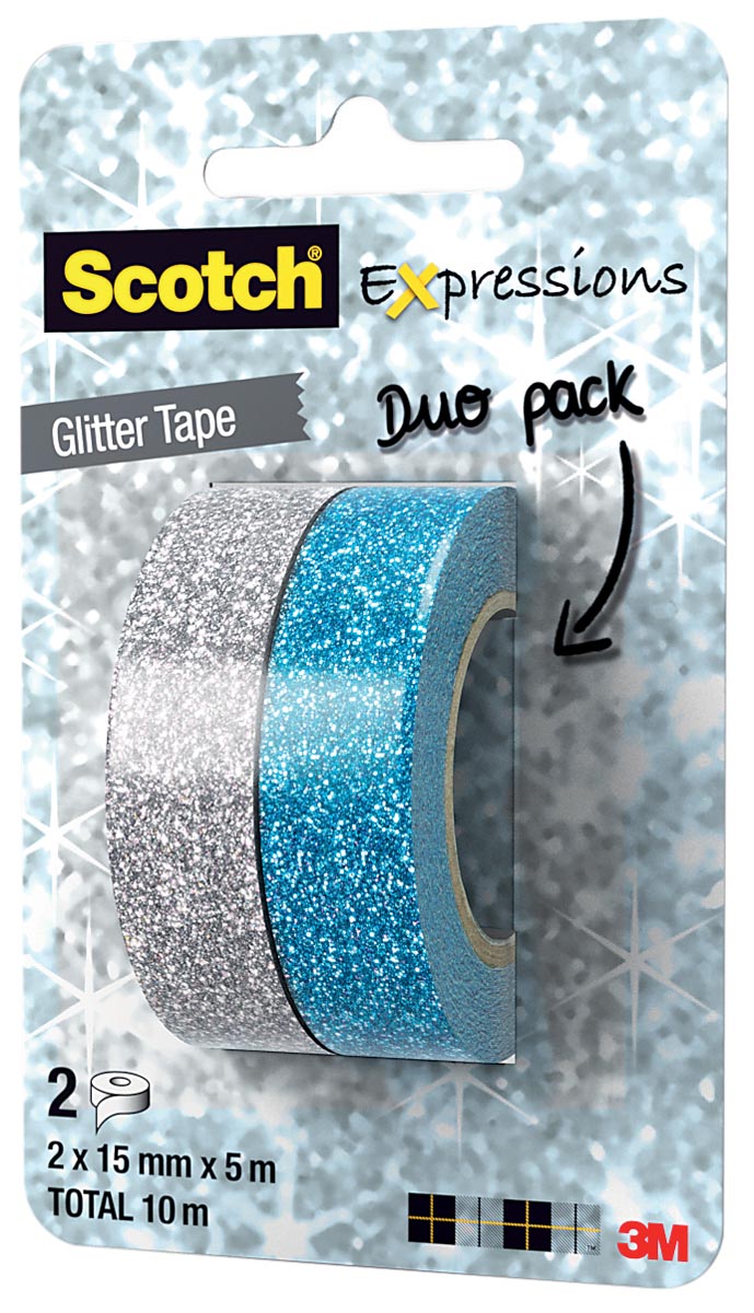 EXPRESSIONS GLITTER TAPE SB 2X