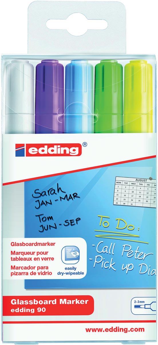 EDDING GLASBORDMARK 90 ASS1 5X