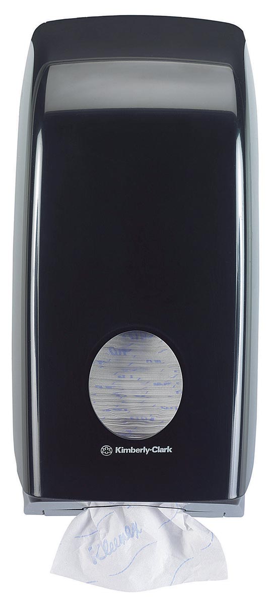 AQUARIUS TOILETPAPIER DISPENSER ZWART