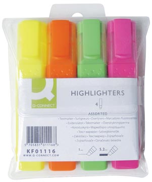 Q-CONNECT MARKEERSTIFT ASS PK4