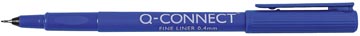 Q-CONNECT FINELINER 0,4MM BLAUW
