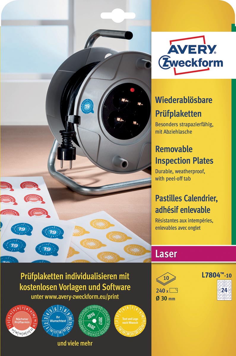 AVERY AFNEEMB KEURINGZEGEL