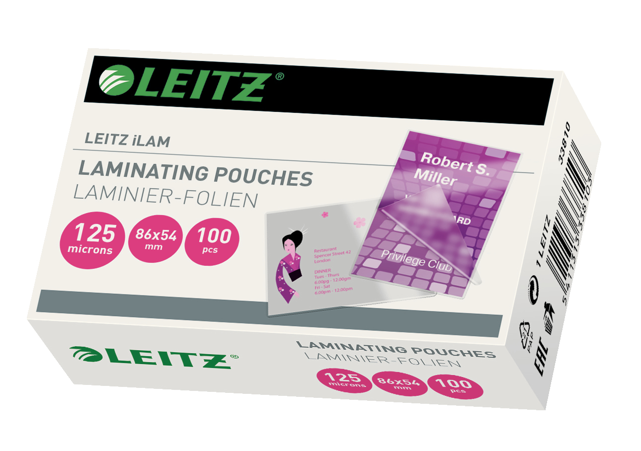 LEITZ LAMINEERETUIS EVA CREDITCARD
