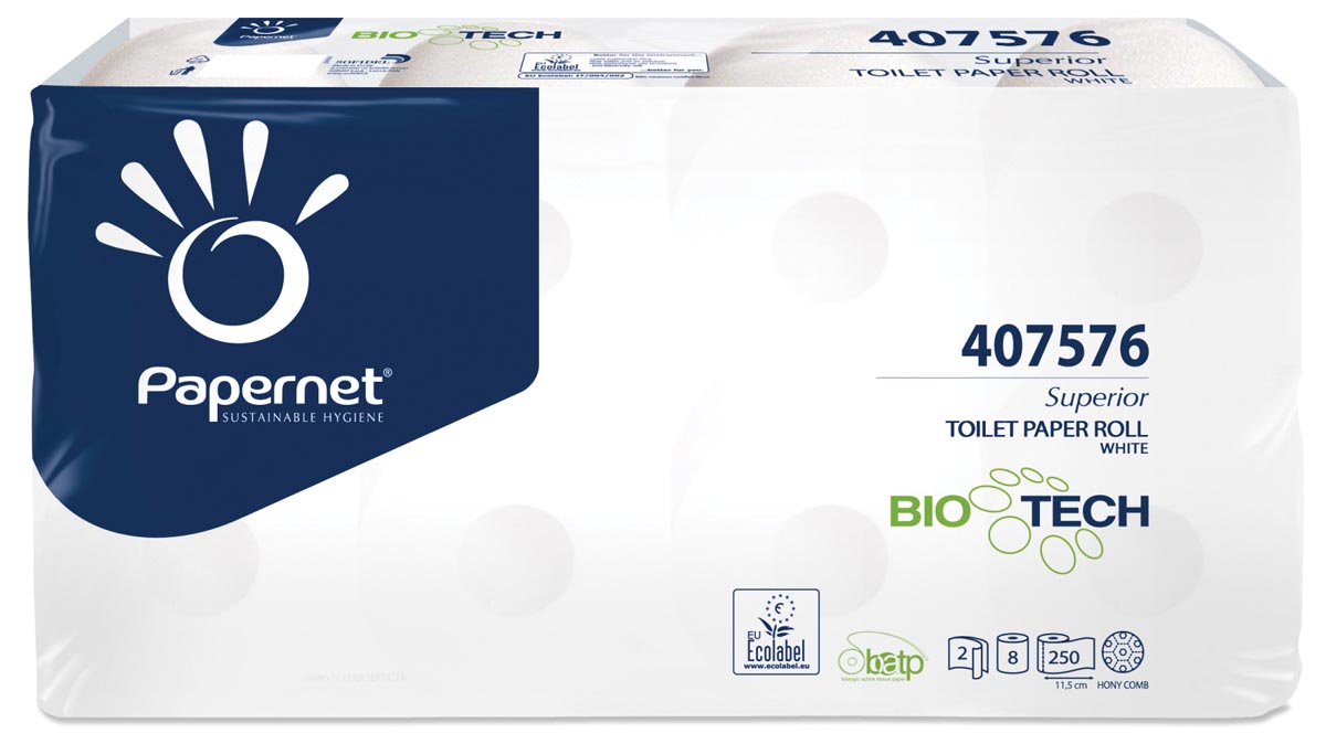 TOILETPAPIER BIO TECH WIT P8