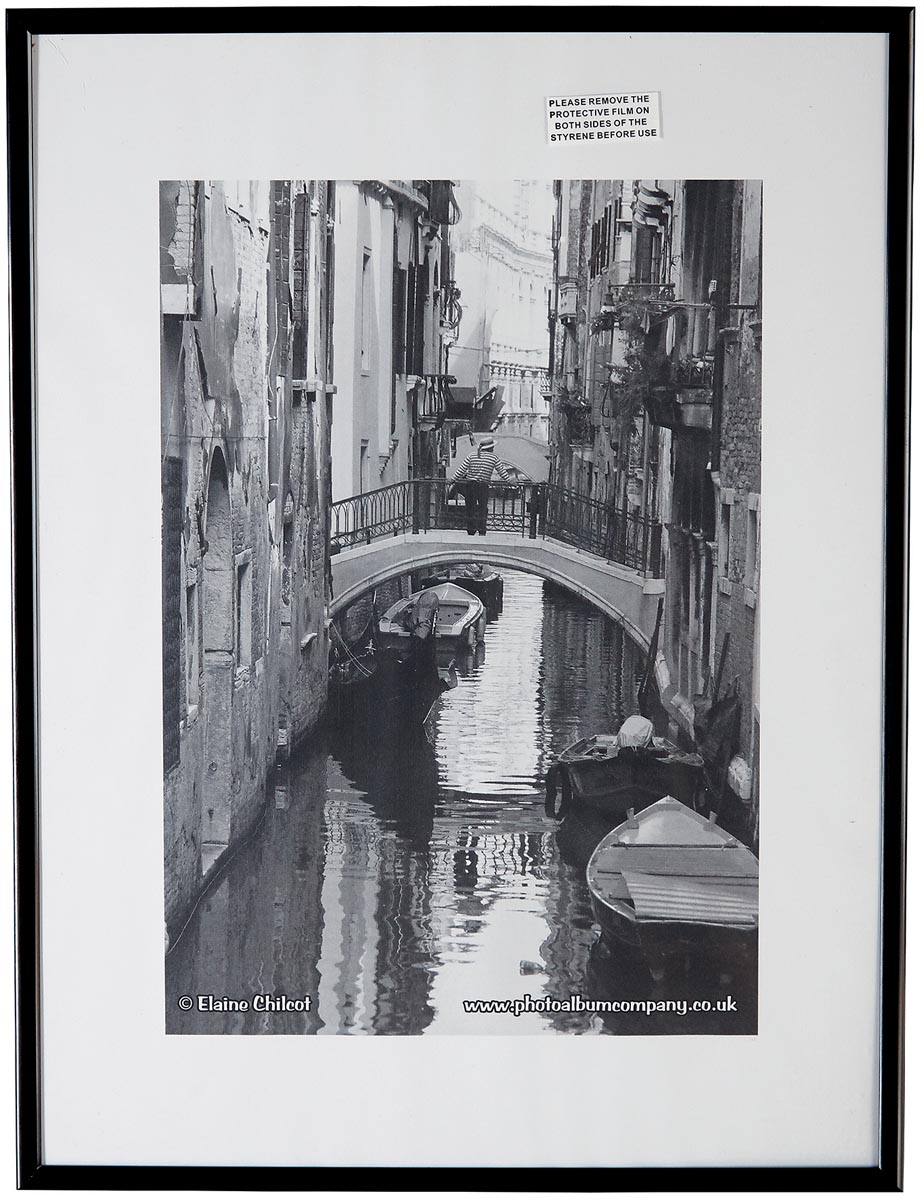 FOTOKADER ALUMINIUM ZWART A3