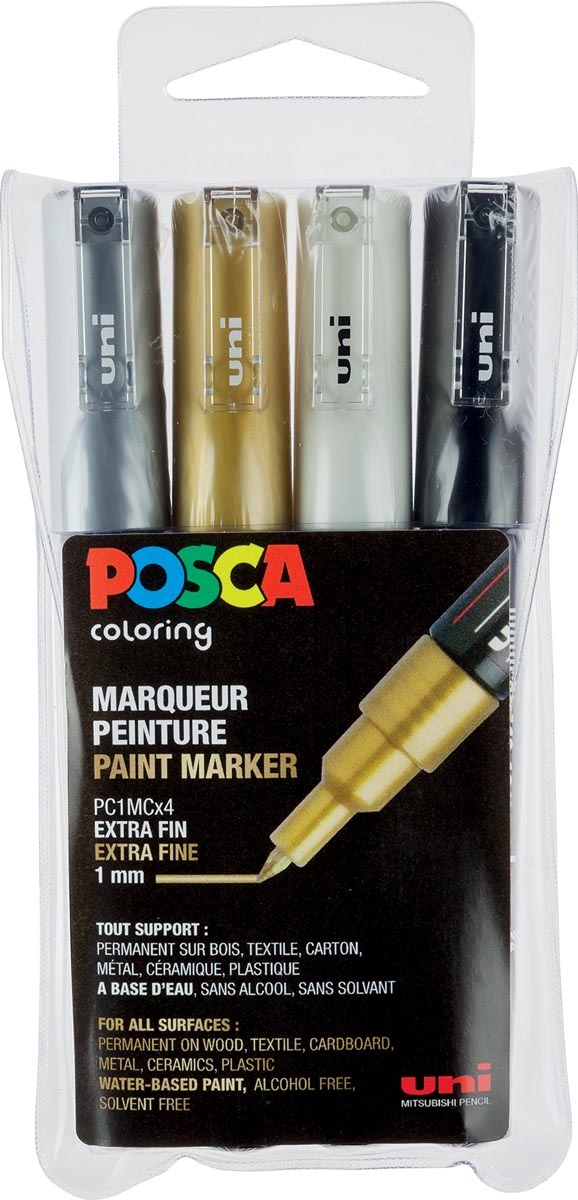 POSCA PAINTMARKER 1 METAL 4X