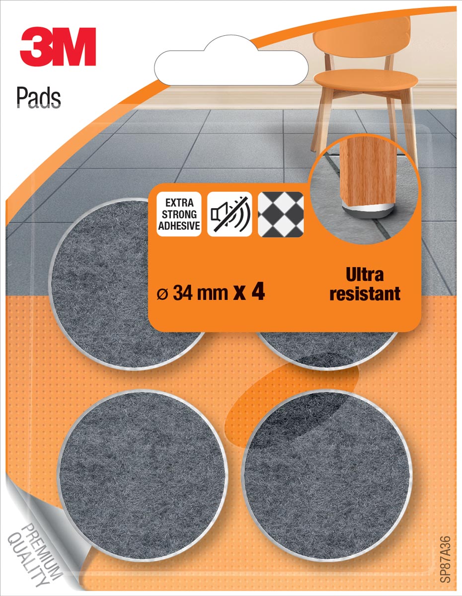 3M VLOERPADS VILT 34MM BLS4