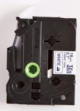 BROTHER TAPE TZE 18MM TX BL/WT