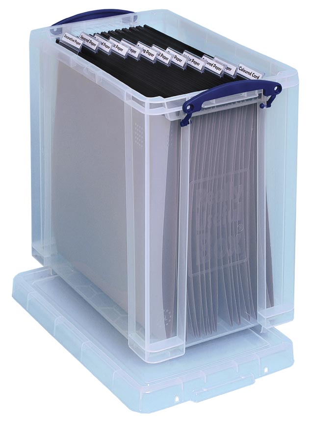 OPBERGDOOS 25L TRANSPARANT