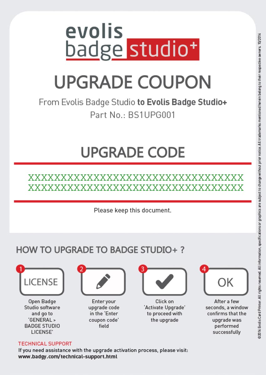 BADGE STUDIO - ELECTRONIC UPGR