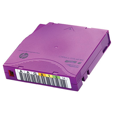 HPE LTO Ultrium 6 RW custom labelled data cartridge 20-pack