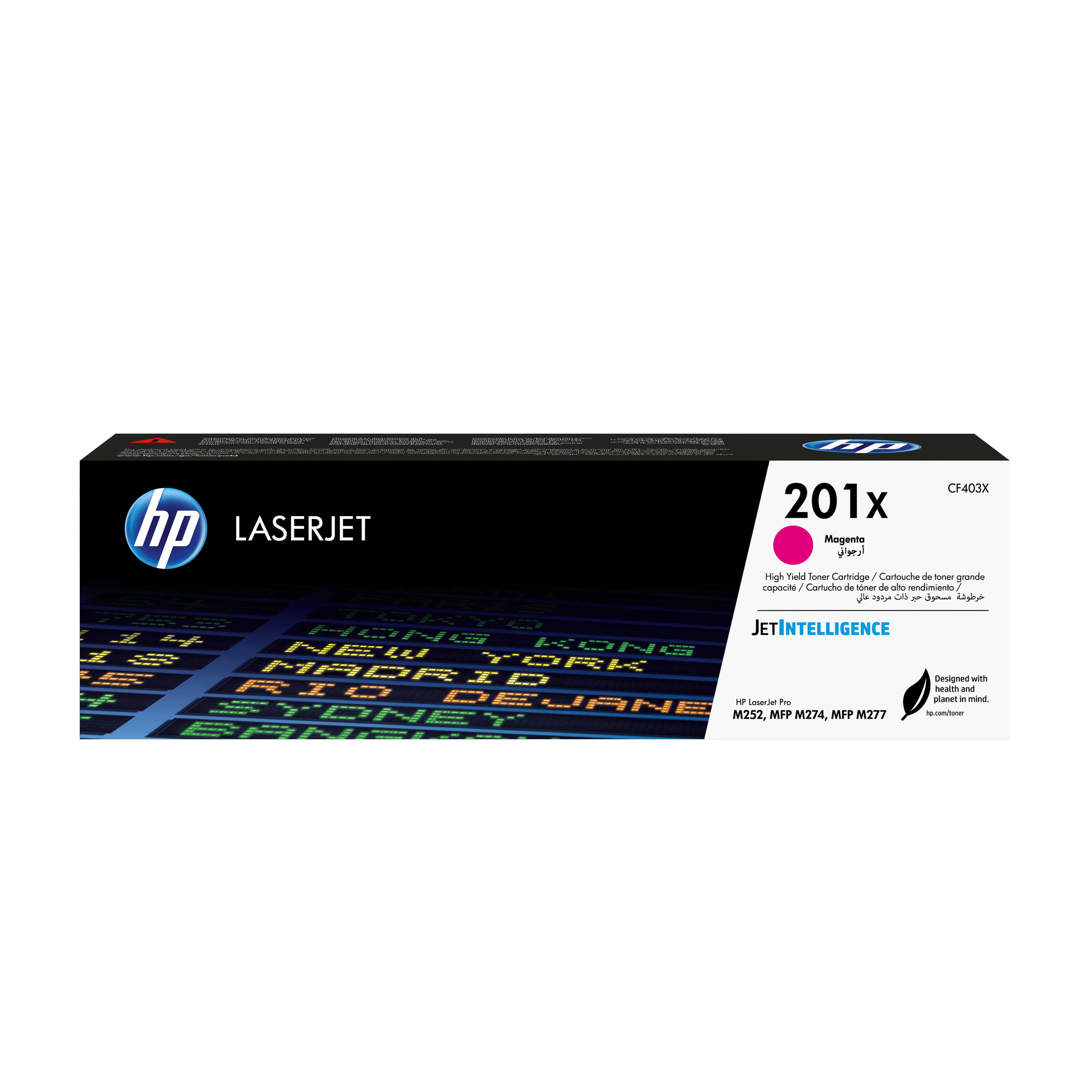HP 201X original Toner cartridge CF403X magenta 2.300 pages