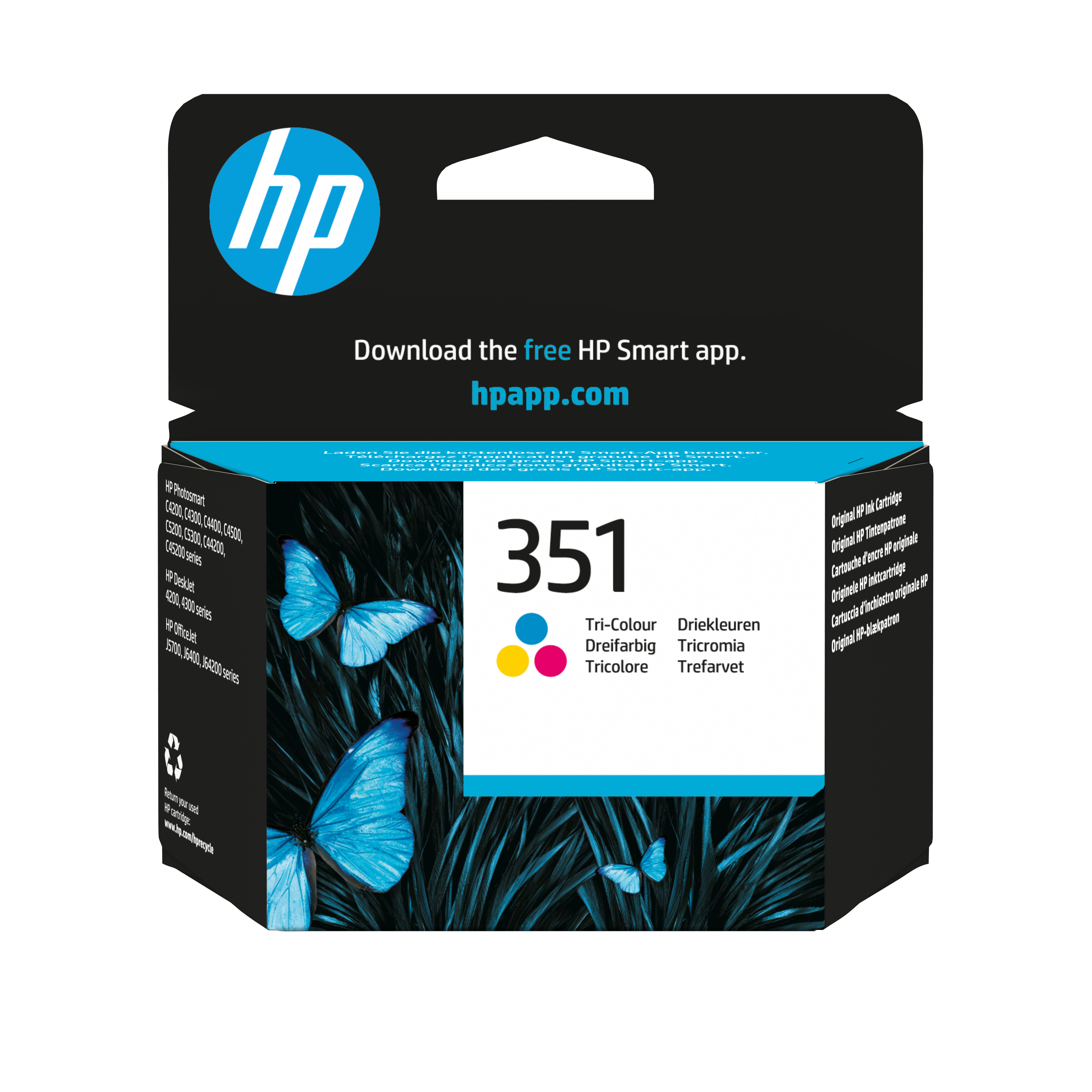 HP 351 original Ink cartridge CB337EE UUS tri-colour low cap