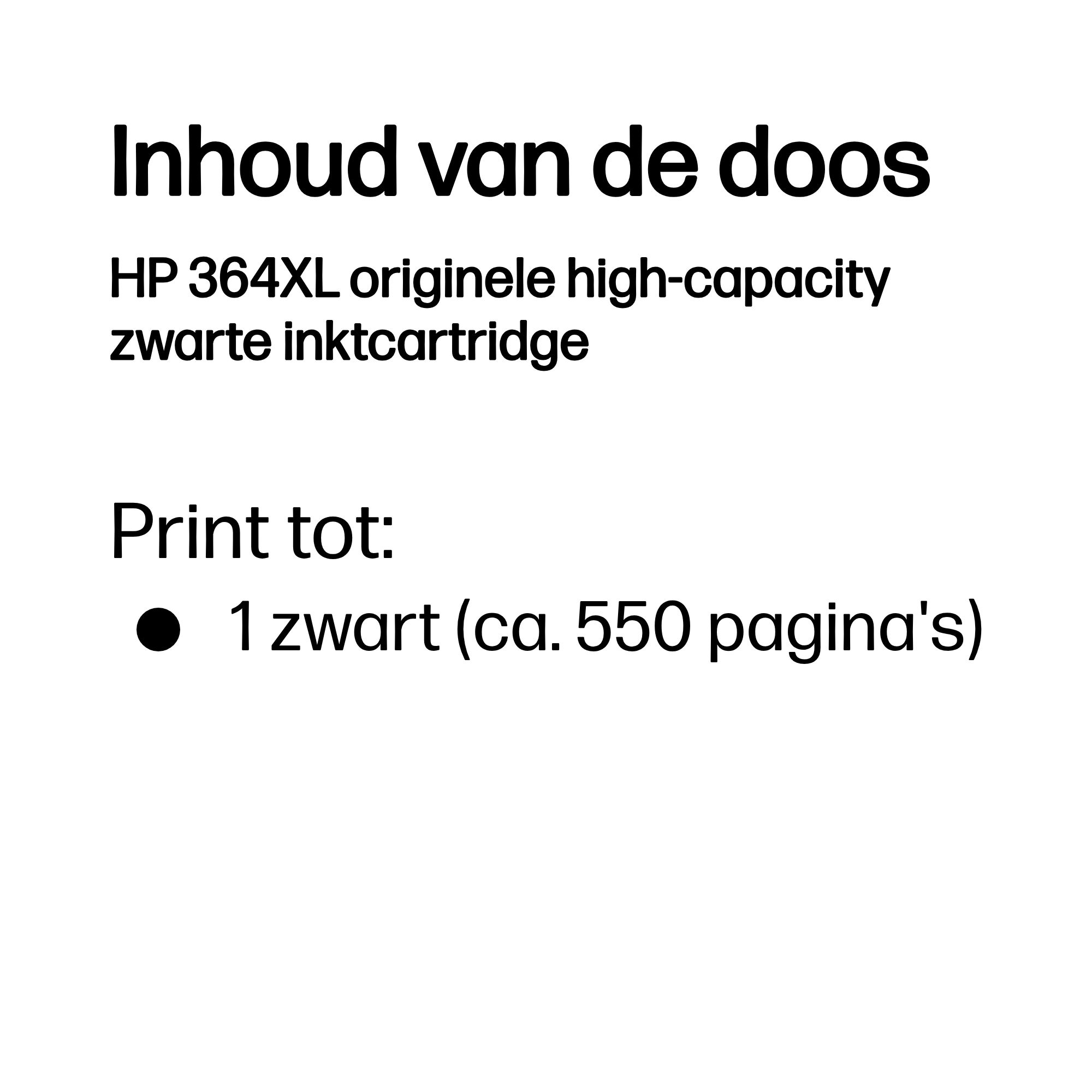 HP 364XL original Ink cartridge CN684EE BA1 black high capac