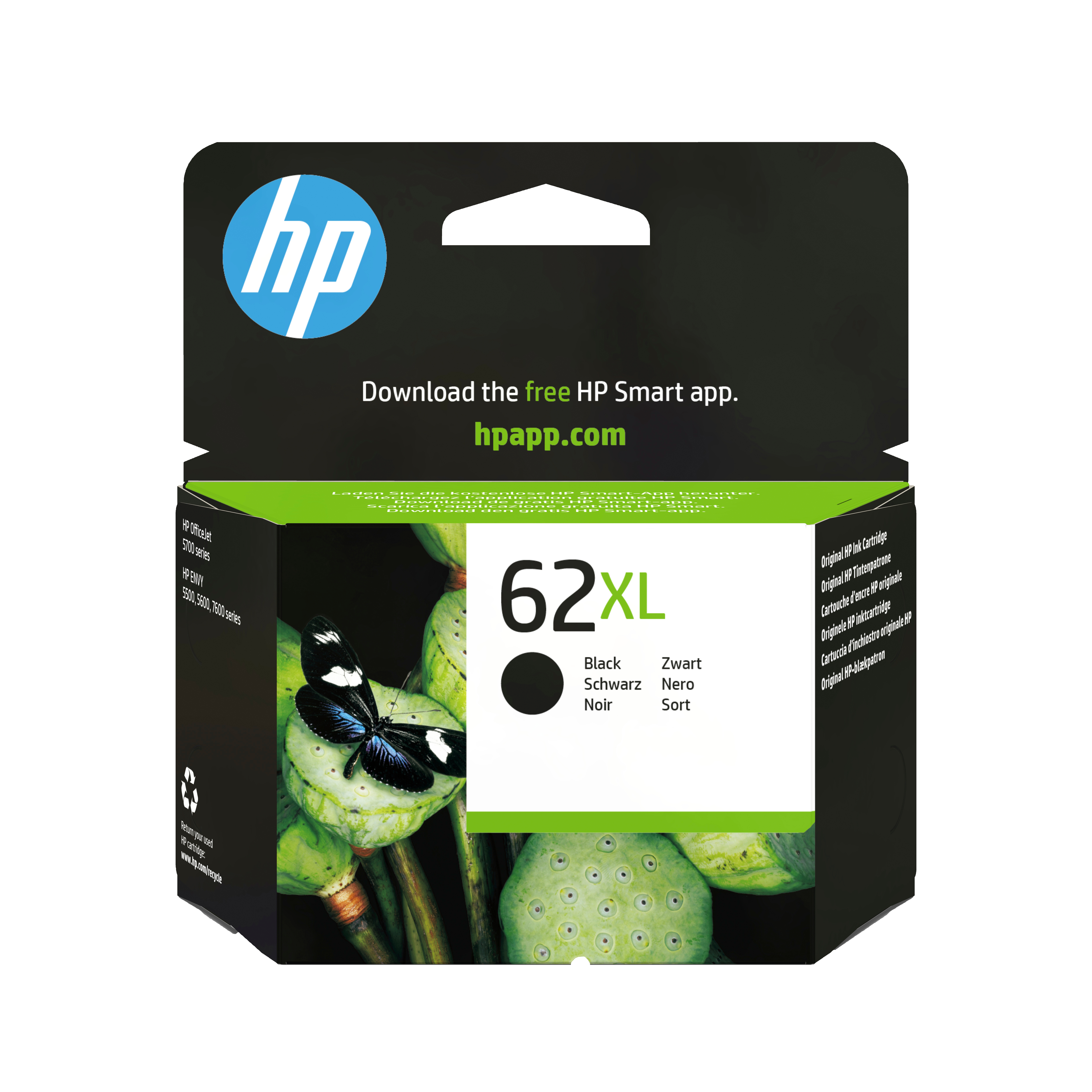 HP 62XL original Ink cartridge C2P05AE UUS black high capaci