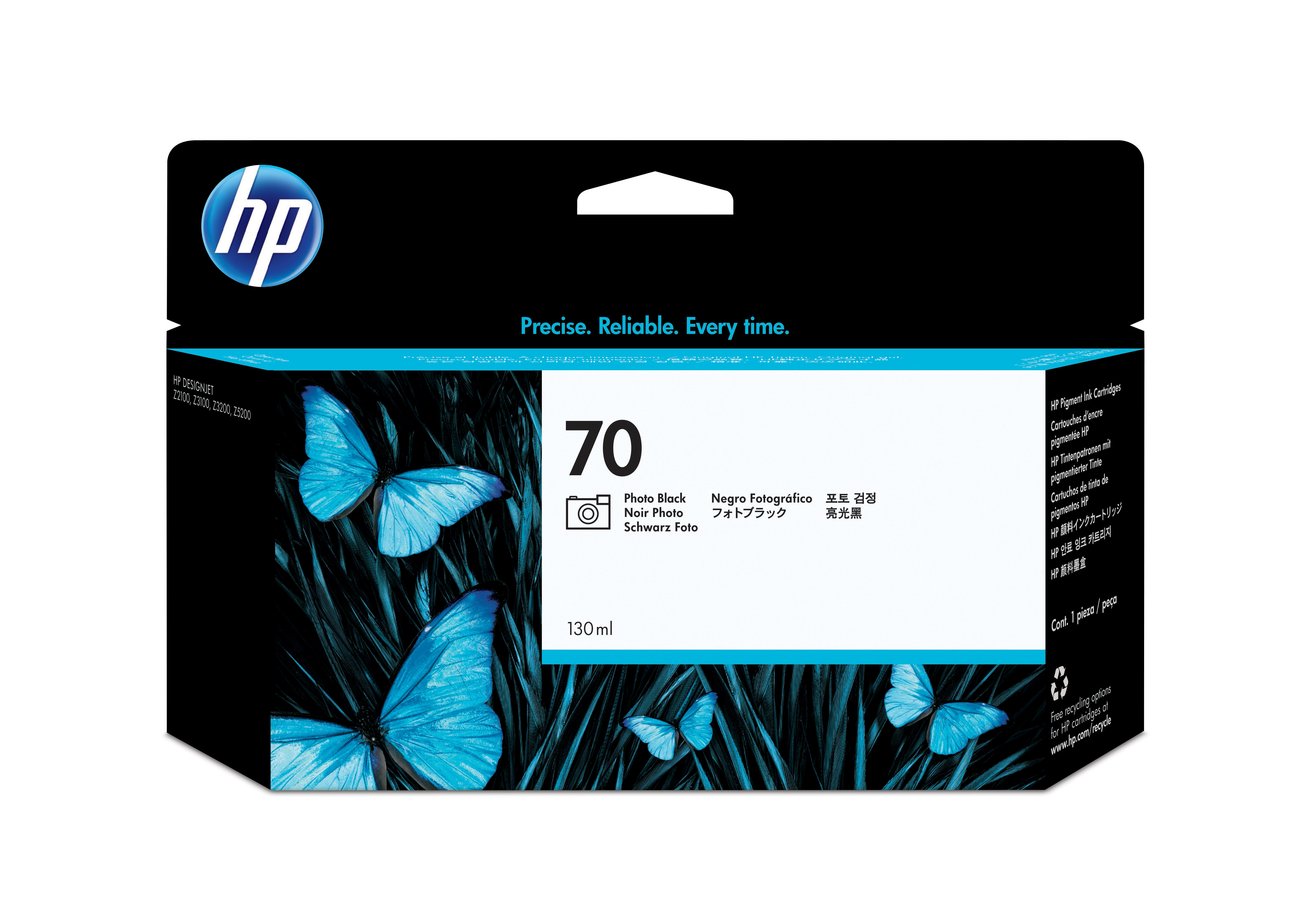 HP 70 original Ink cartridge C9449A photo black standard cap