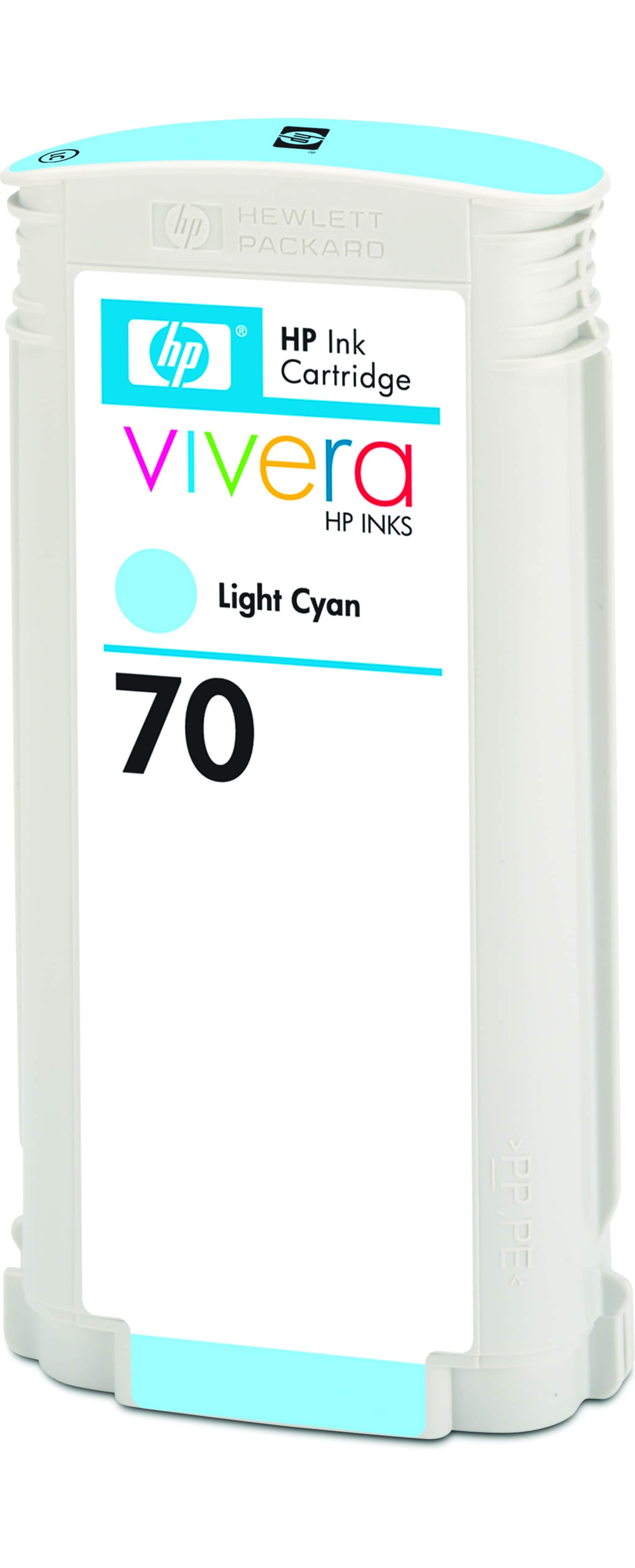 HP 70 original Ink cartridge C9390A light cyan standard capa