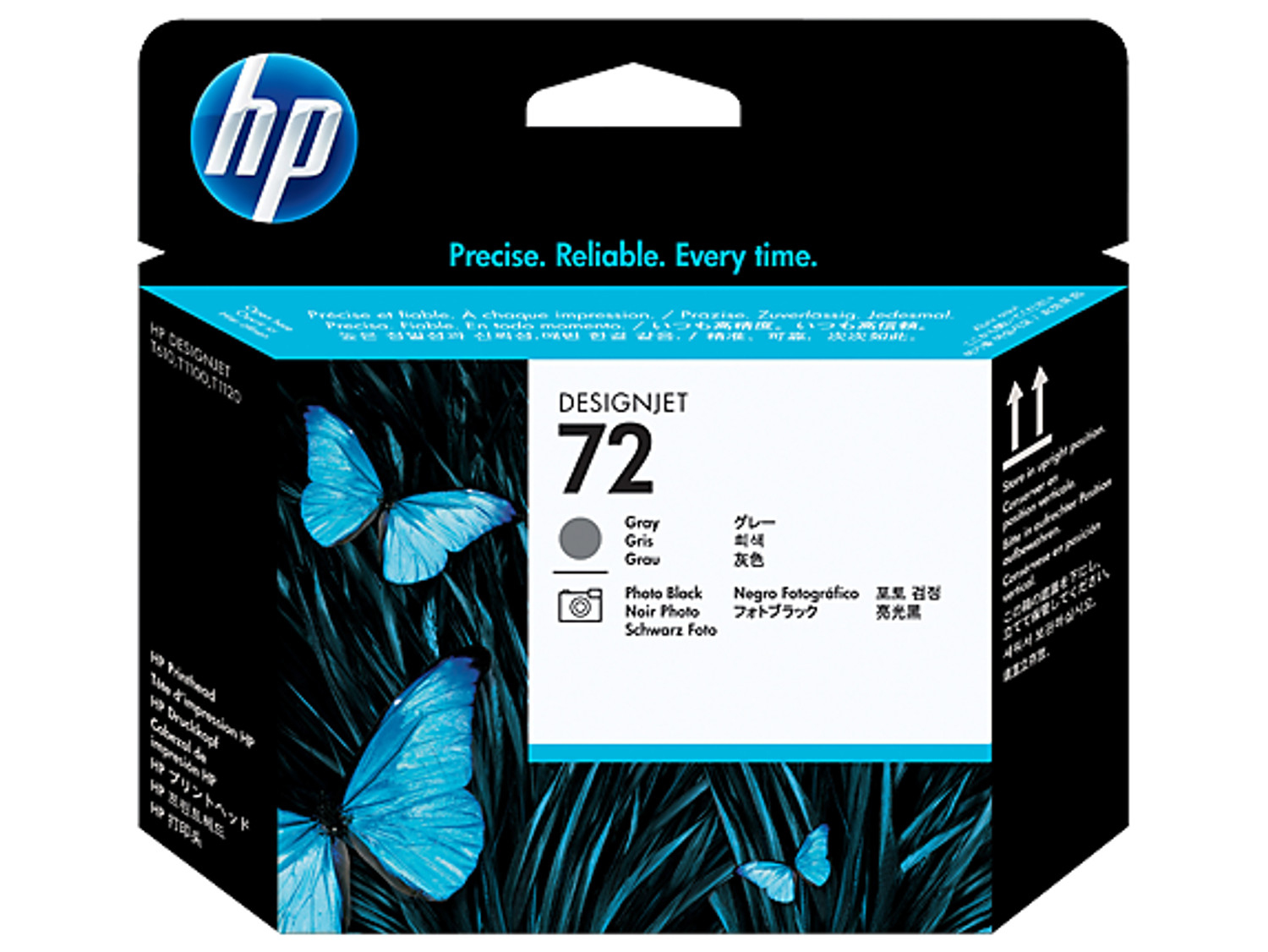 HP 72 original printhead C9380A grey and photo black standar