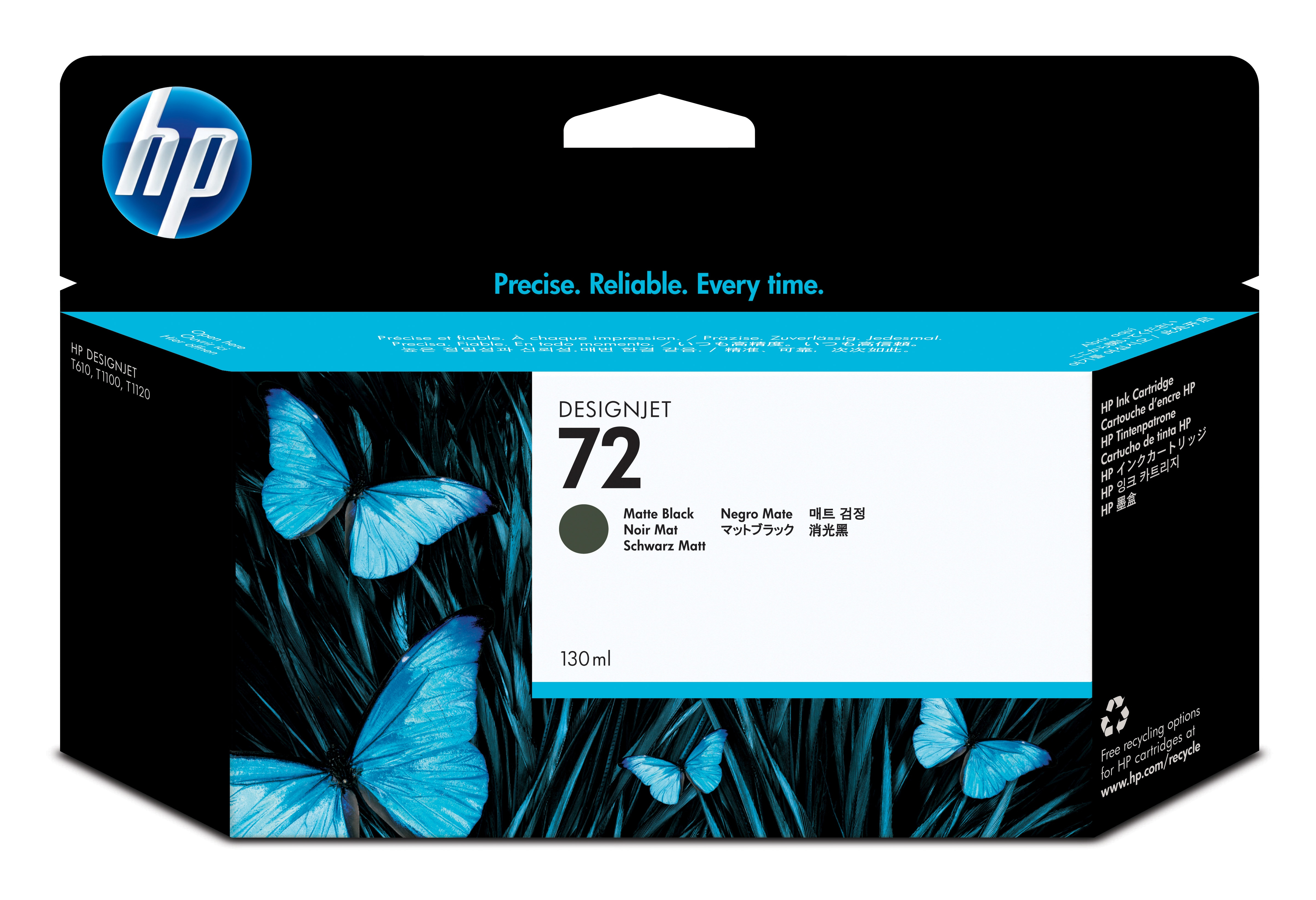 HP 72 original Ink cartridge C9403A matte black high capacit