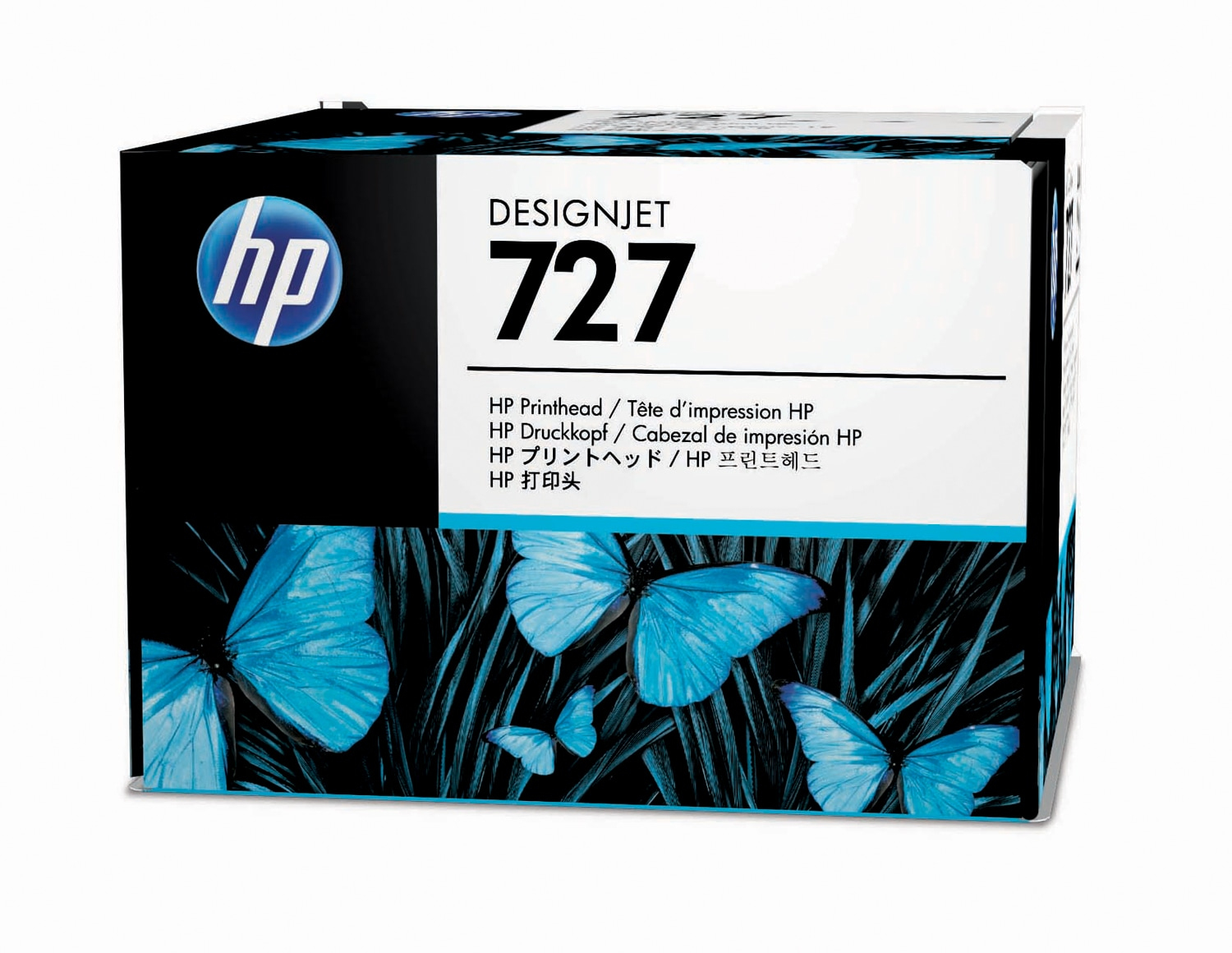 HP 727 original printhead B3P06A black and colour standard c