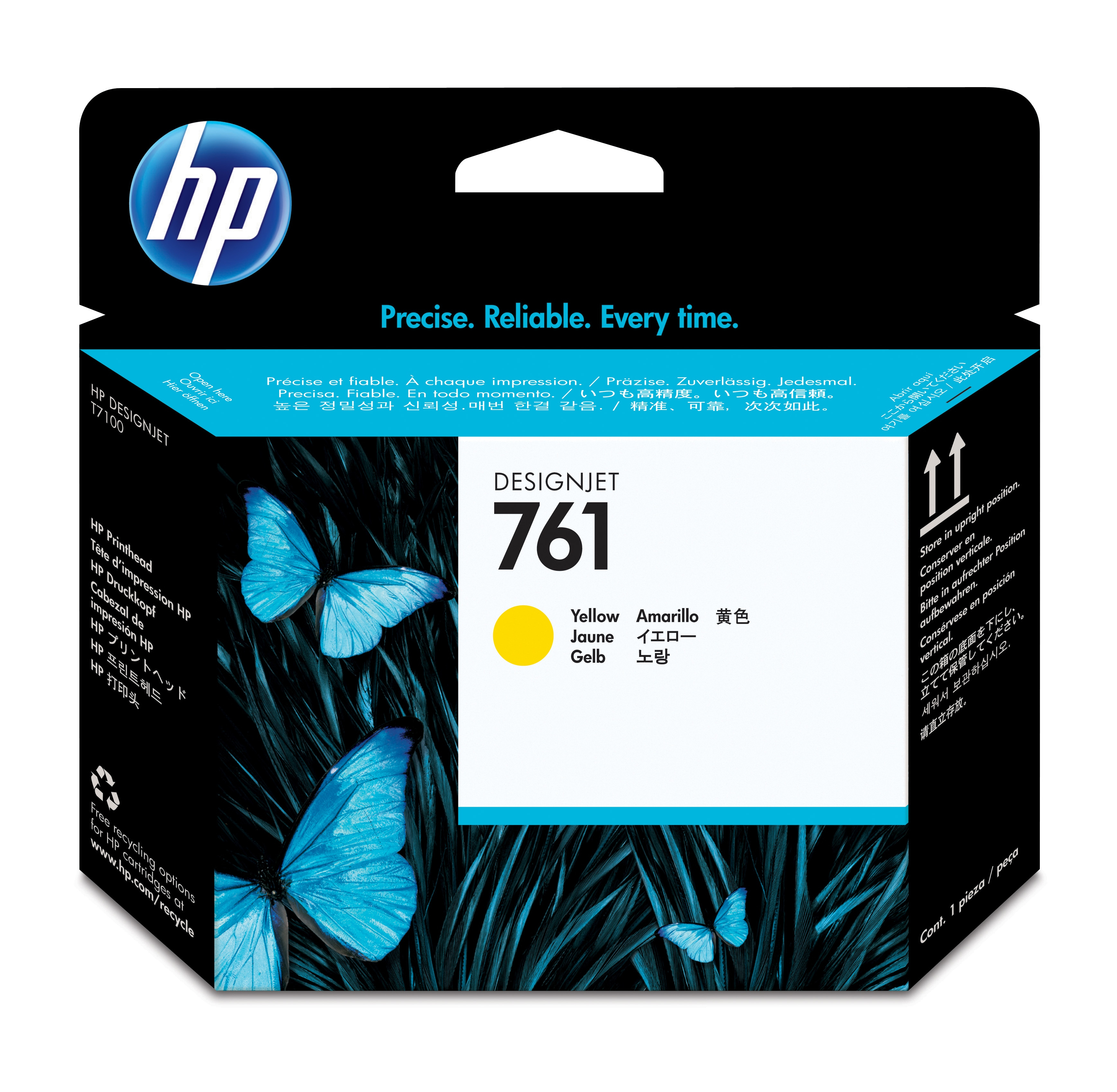 HP 761 original printhead CH645A yellow