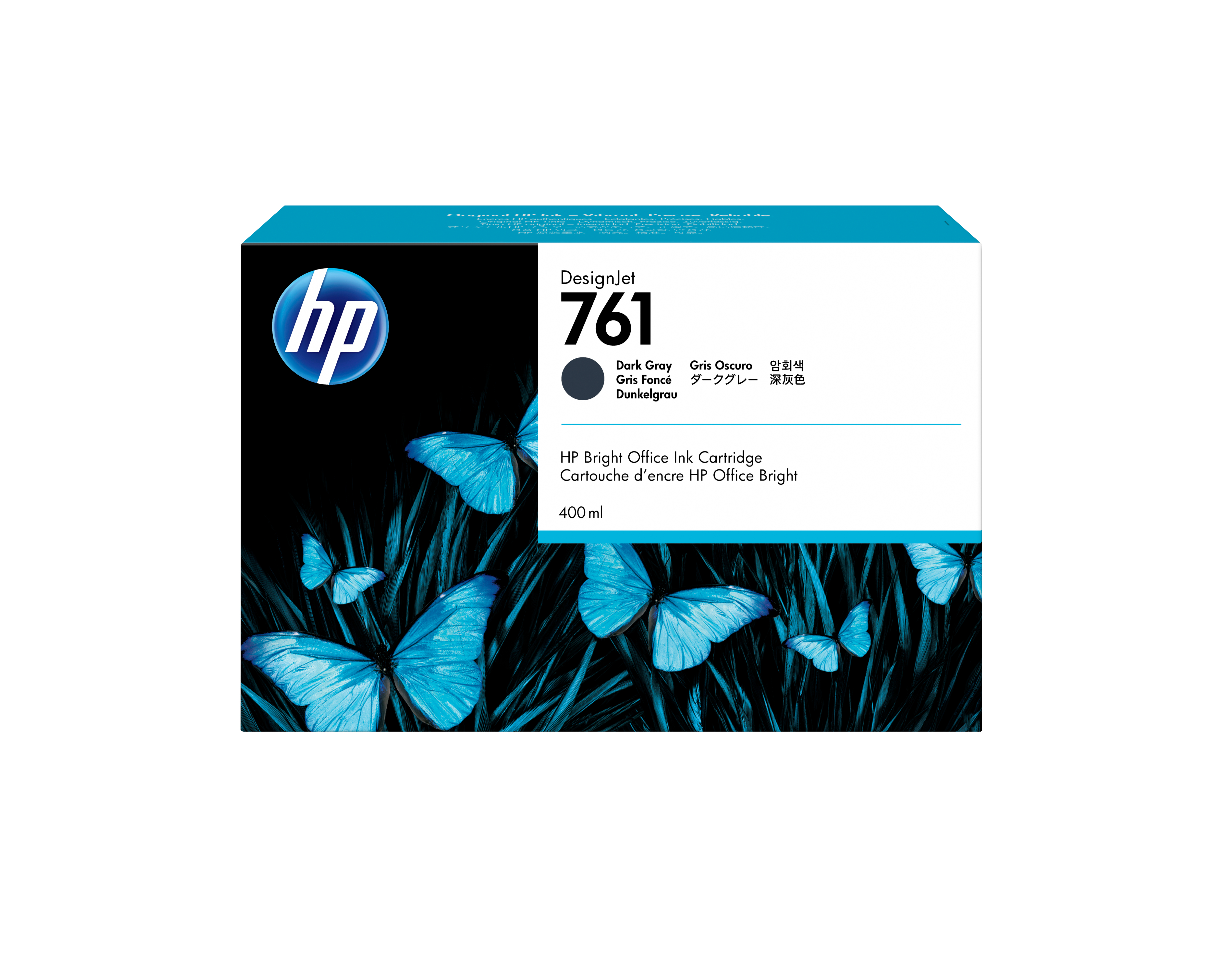 HP 761 original Ink cartridge CM996A dark grey standard capa