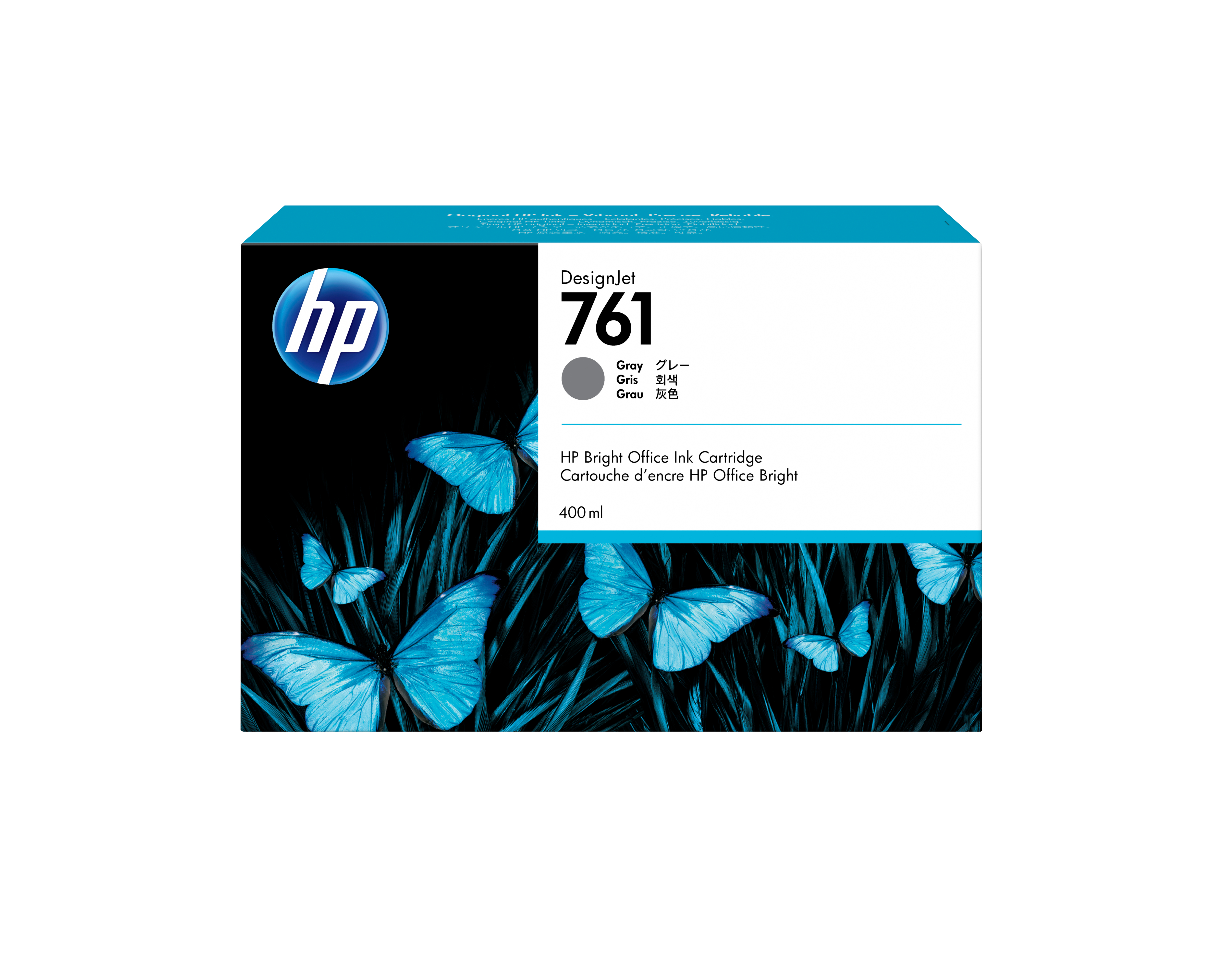 HP 761 original Ink cartridge CM995A grey standard capacity