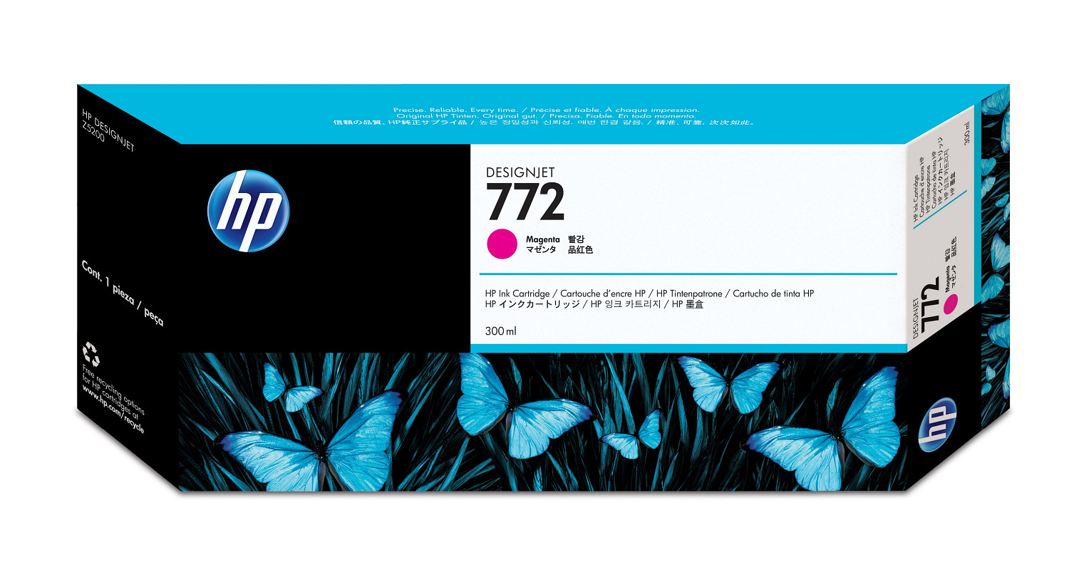 HP 772 original Ink cartridge CN629A magenta standard capaci