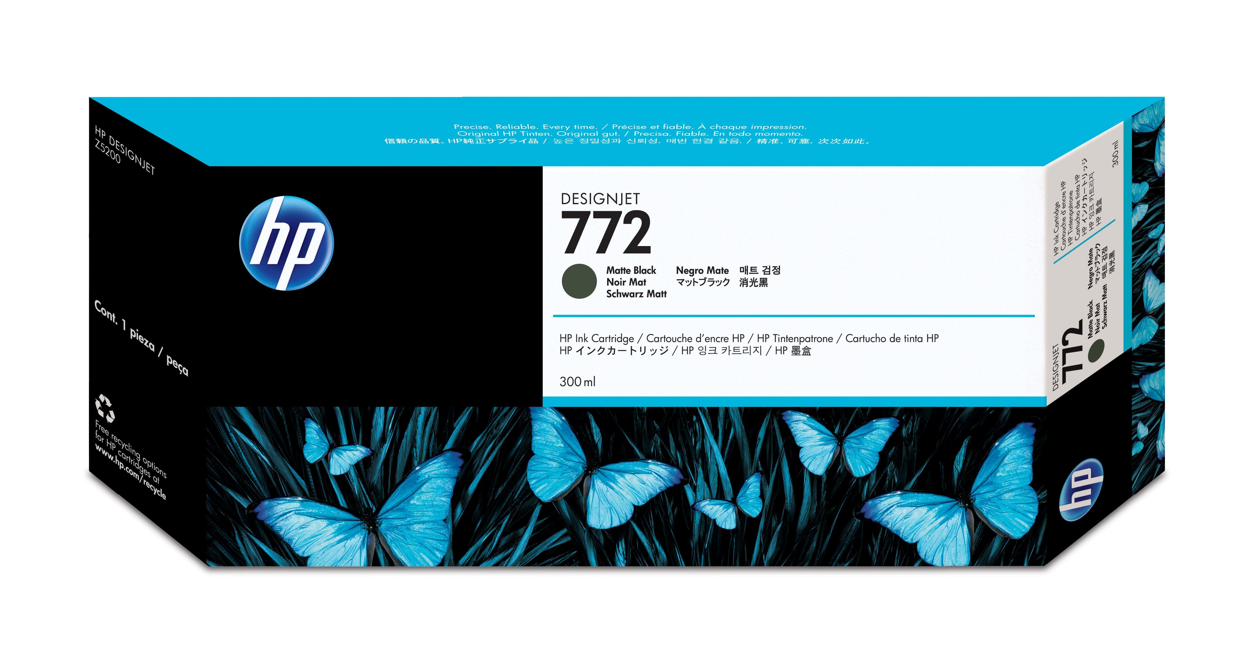HP 772 original Ink cartridge CN635A matte black standard ca