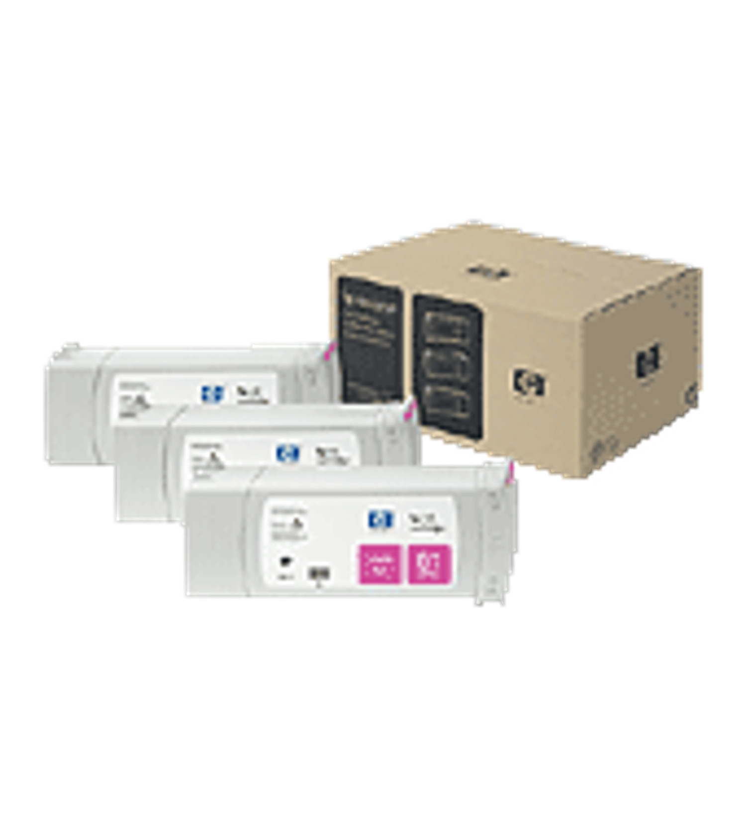 HP 81 orginele dye inktcartridge magenta standard capacity 3