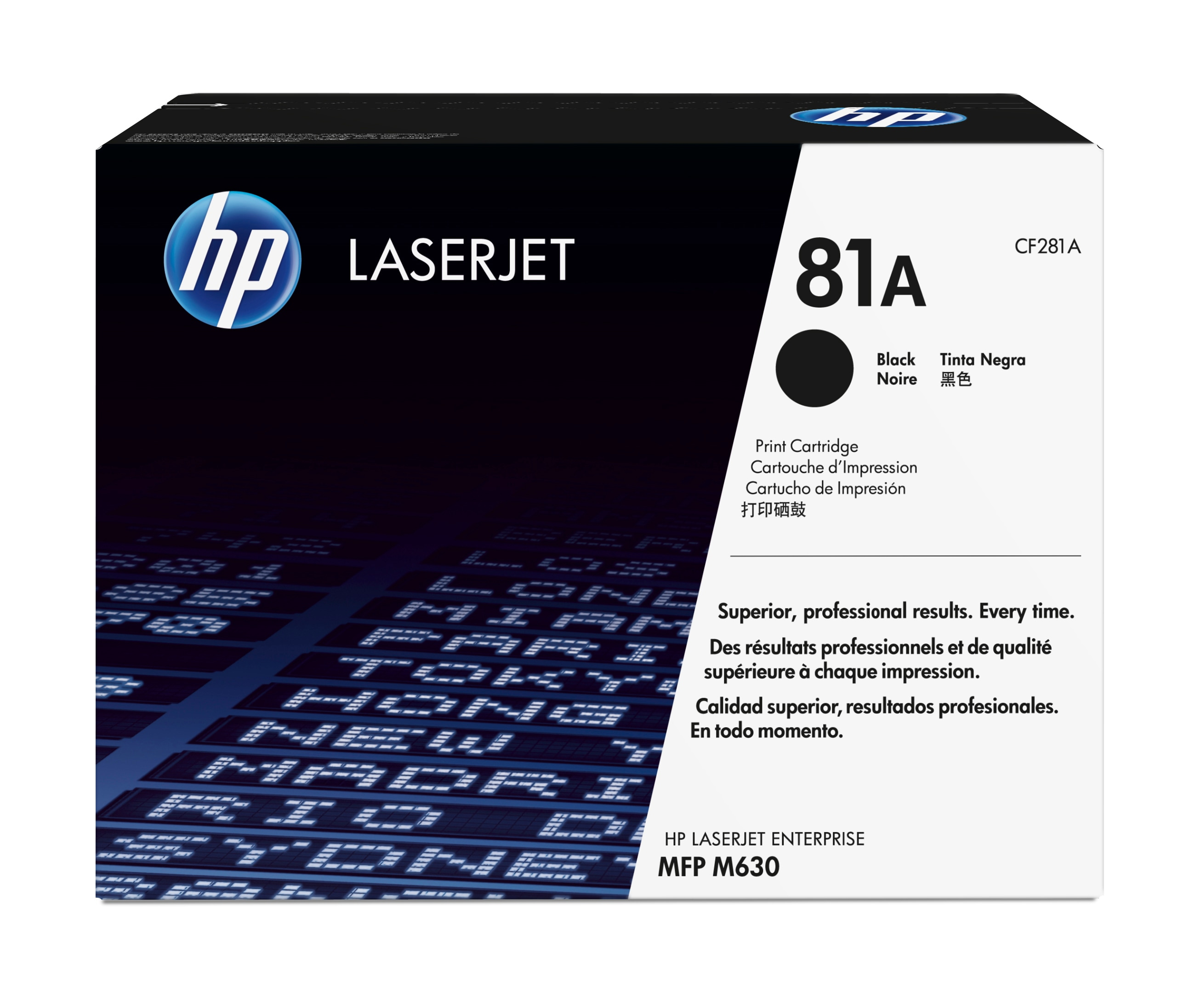 HP 81A original Toner cartridge CF281A black standard capaci