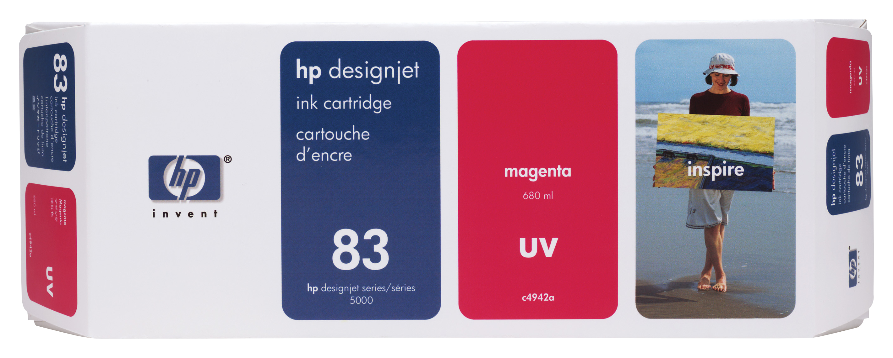 HP 83 originele UV inktcartridge magenta standard capacity 6