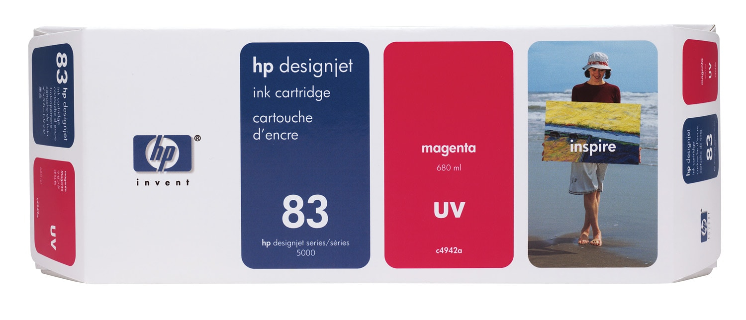 HP 83 originele UV inktcartridge magenta standard capacity 6